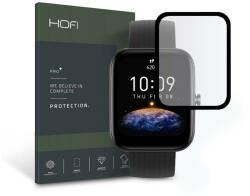 HOFI Hybrid Pro+ Glass üveg képernyővédő fólia - Amazfit Bip 3/Bip 3 Pro - fekete - bluedigital