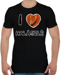 printfashion I love halászlé - Férfi póló - Fekete (8697879)