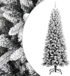 vidaXL Brad de Crăciun artificial cu zăpadă pufoasă, 180 cm, PVC&PE (345190)