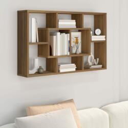 vidaXL Raft de perete, stejar maro, 85x16x52, 5 cm, lemn compozit (820462) Raft
