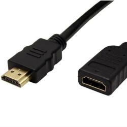 Roline Кабел Roline 11.99. 5571, от HDMI (м) към HDMI (ж), 1.5m, черен (11.99.5571)