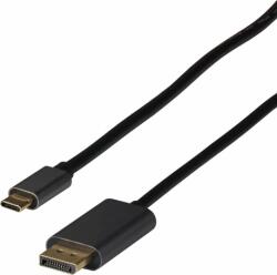 EFB-Elektronik EBUSBC USB-C - DisplayPort 1.4 8K60Hz Kábel 2m - Fekete (EBUSBC-DP14K.2)