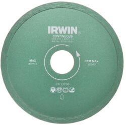 IRWIN TOOLS Disc diamantat segment continuu, ceramica, 115mm/22.2mm - pcone Disc de taiere