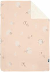 Baby Clic Paturica din bumbac Baby Clic - Nuit Pink, 80 х 110 cm (B1125570) Lenjerii de pat bebelusi‎, patura bebelusi