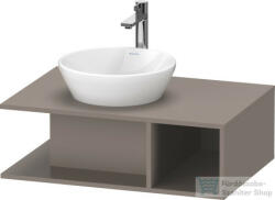 Duravit D-NEO 800x550 mm-es mosdó alá építhető alsószekrény, Basalt Matt Decor DE492804343 (DE492804343)