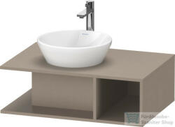 Duravit D-NEO 800x550 mm-es mosdó alá építhető alsószekrény, Linen Decor DE492807575 (DE492807575)