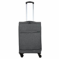 Enrico Benetti Dallas antracit 4 kerekű közepes bőrönd (39042012-M)