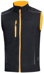 ARDON Munkavédelmi softshell mellény VISION - Fekete / narancssárga | L (H9175/L)