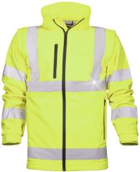 ARDON Fényvisszaverő softshell kabát - Sárga | 4XL (H8905/4XL)