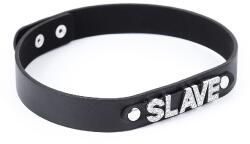 Csillogó SLAVE feliratos nyakpánt - szexshop