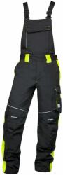 ARDON Salopetă de lucru cu pieptar NEON - Neagră / galbenă | 60 (H6402/60)