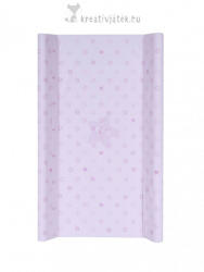 Lorelli pelenkázó lap merev peremes 50x71 - pink - kreativjatek