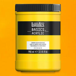 Liquitex Basics akrilfesték, 946 ml - 830, cadmium yellow medium hue
