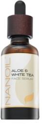 NANOIL Aloe & White Tea Face Serum ser cu efect iluminator cu efect de hidratare 50 ml