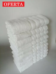Lasani Set 10 Prosoape albe 100% bumbac Pakistanez 48x88 cm, cod P9 (EDS529) Prosop