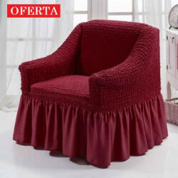 Sabry Set 2 huse elegante pentru fotolii, elastice si creponate (EDS553)
