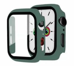 gigapack Műanyag keret (BUMPER, ütésálló + kijelzővédő üveg) ZÖLD [Apple Watch Series 7 45mm]