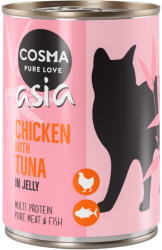 Cosma 12x400g Cosma Thai aszpikos nedves macskatáp- Csirke & tonhal