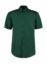 Kustom Kit Férfi rövid ujjú Ing Kustom Kit Classic Fit Premium Oxford Shirt SSL XL, Sötétzöld