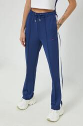 Fila pantaloni de trening femei, culoarea albastru marin, cu imprimeu 9BYY-SPD0JZ_59X