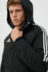 Adidas geaca barbati, culoarea negru, de iarna 9BYY-KUM0G8_99X
