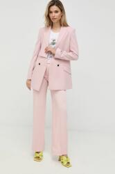 Karl Lagerfeld sacou culoarea roz, cu doua randuri de nasturi, neted 99KK-KZD01L_30X