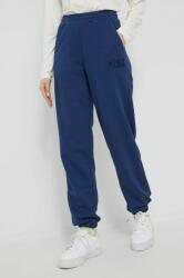 Fila pantaloni de trening femei, culoarea albastru marin, cu imprimeu 9BYY-SPD0JY_59X