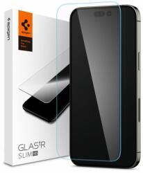 Spigen Folie sticla transparenta Case friendly Spigen GLAStR SLIM compatibila cu iPhone 14 Pro Max (AGL05210)