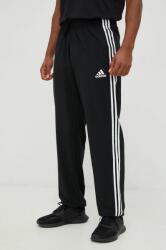 adidas pantaloni de antrenament barbati, culoarea negru, neted 9BYY-SPM094_99X