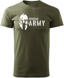 DRAGOWA tricou spartan army, măsliniu 160g/m2
