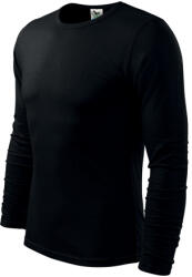 MALFINI Fit-T tricouri cu mânecă lungă, negru, 160g/m2
