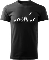 DRAGOWA tricou evolutie, negru 160g/m2