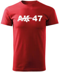 DRAGOWA tricou ak47, rosu 160g/m2