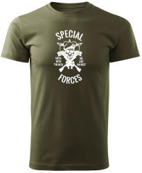 DRAGOWA tricou special forces, măsliniu 160g/m2