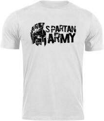 DRAGOWA Tricou scurt DRAGOWA spartan army Aristón, alb 160g/m2