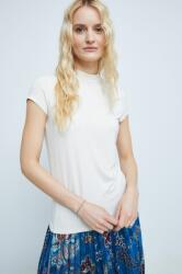 Medicine t-shirt női, félgarbó nyakú, bézs - bézs XS - answear - 4 690 Ft