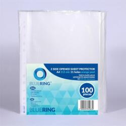 BLUERING Genotherm lefűzhető, A4, 115 micron narancsos felül és belül nyitott Bluering® 100 db/csomag, (MEN-OR-GENA4115BLUER2)
