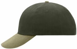 Myrtle Beach (Daiber) 6 paneles reklám sapka MB6111 - Olív / bézs | unisex (MB6111-13025)