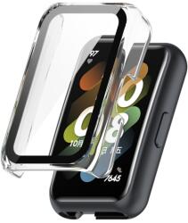 Husa din plastic cu sticla de protectie pentru Huawei Watch Fit mini transparenta
