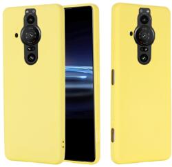 RUBBER Husa de protectie pentru Sony Xperia Pro -I galben