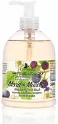 La Dispensa Sapun lichid vegetal hidratant cu parfum de mure si mosc si ulei de Jojoba, Florinda, 500 ml La Dispensa
