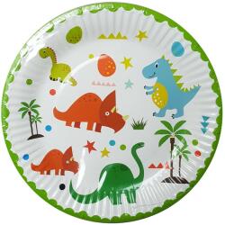  10 darabos papír tányér - Dinoszauruszok