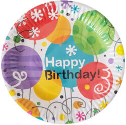  20 darabos papír tányér - Happy Birthday