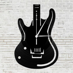 Elektromos gitár bakelit óra (WDWR-bko-00057)
