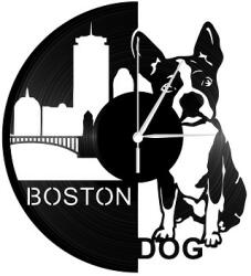  Bakelit óra - Boston Terrier (WDWR-bko-00190)
