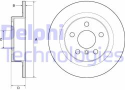 DELPHI Disc frana DELPHI BG4812C (BG4812C)