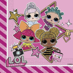 Procos LOL Surprise Glitterati, szalvéta 20 db-os (PNN90859) - kidsfashion