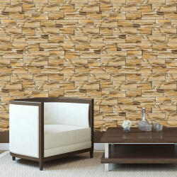 Walplus Sticker Rock Stone Pattern Wall