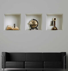 4 Decor Sticker cu efect 3D - Office