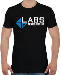 printfashion Labs - TerraGroup - Férfi póló - Fekete (8747428)